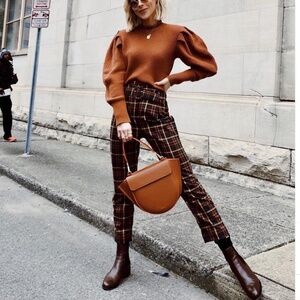 IORANE - Plaid Crop Pant